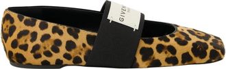 Givenchy Sliced Square Ballerinas - Dames - Ballerinas - Bruin - 40 EU - Leer - Schoenen