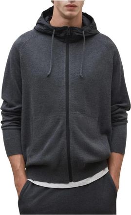 Ecoalf Peral Hybrid Jacket - Heren - Vesten met rits - Grijs - M - Wol - Hoodies & sweatvesten