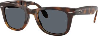 Ray-Ban RB4105 Folding Wayfarer 710/R5 Mens Sunglasses Tortoiseshell Size 50
