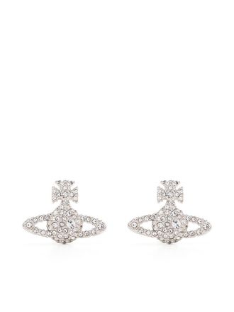 Vivienne Westwood Intricate Silk and Nylon Orb-Stud Earrings