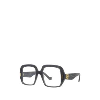 Loewe Glasses, female, Black, Size: 52 MM Anagram Eyeglasses