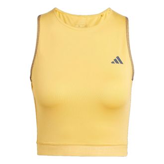 adidas (WMNS) adidas Adizero Running Crop Tank Asia Sizing Yellow IN1171
