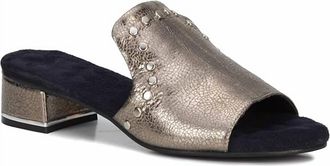 Ros Hommerson Womens Bizzy Slip-On Sandal In Pewter