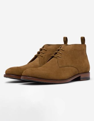 Oliver Sweeney Mens Oliver Sweeney Farleton Nubuck Mens Chukka Boots - Tan - Brown - Size: 10