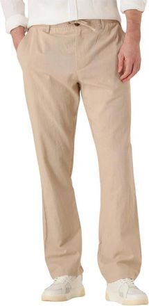Anerkjendt Broeken, Heren, Beige, S, Katoen, Cotton/Linen Ela Broek