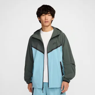 Nike Mens Tech Woven Jacket in Blue | HM7151-464