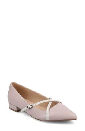 Journee Collection Camby Pointed Toe Flat in Lilac at Nordstrom Rack, Size 8.5