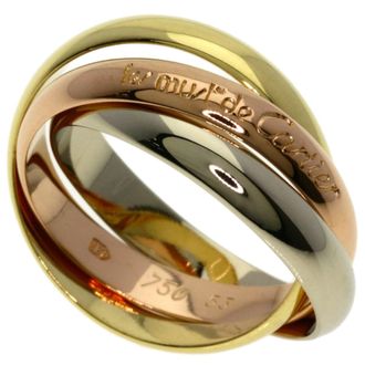 Cartier Yellow Gold (18K) Pink Gold (18K) White Gold (18K) Band Ring (Pre-Owned)