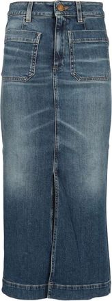 Seafarer Anne Denim Skirt - female - Seafarer - Denim Skirts - Blue - XS - Skirts