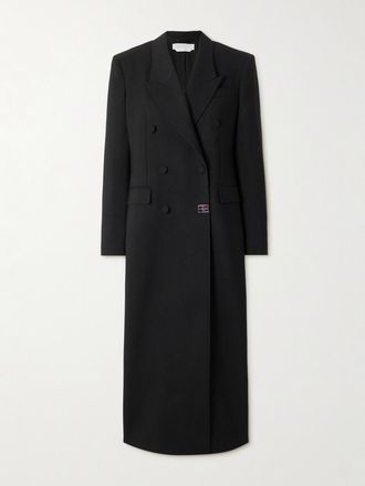 Gabriela Hearst Cappotto Doppiopetto In Lana Julien - Nero