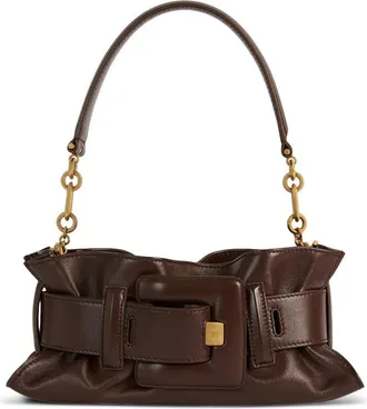 Balmain Anthem Mini Bag In Smooth Leather