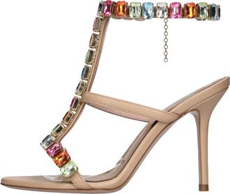 Gedebe Gedebe, Schoenen, Dames, Veelkleurig, 37 EU, Leer, Gede 6525 Leren Sandalen