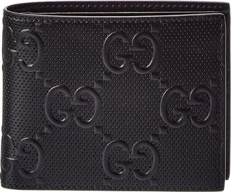 Gucci Jumbo Gg Leather Bifold Wallet