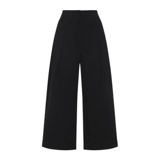 STUDIO NICHOLSON Dames, Broeken, Zwart, Maat: S Katoen