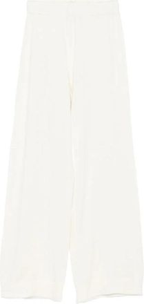Fabiana Filippi Wide-Leg Trousers With Pleated Front And Clean Waistband