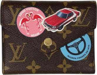 Louis Vuitton Pre-owned Vintage Monogram Tri-fold Wallet - Dames - Vintage Accessoires - Bruin - ONE Size - Vintage