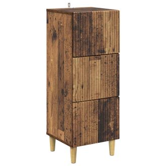 vidaXL Cajonera Madera Envejecida 33 X 34,5 X 90 Cm Vidaxl