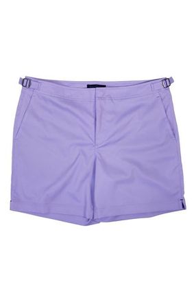 Lords of Harlech Pool Tailored Swim Short in Lavender at Nordstrom, Size 38
