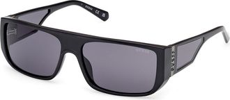 Guess GU00136 01A Mens Sunglasses Black Size 60