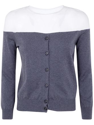 Maison Margiela Nacket Shoulders Cardigan