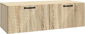 vidaXL Mueble Para Tv De Pared Roble Sonoma 98 X 41 X 30 Cm Vidaxl