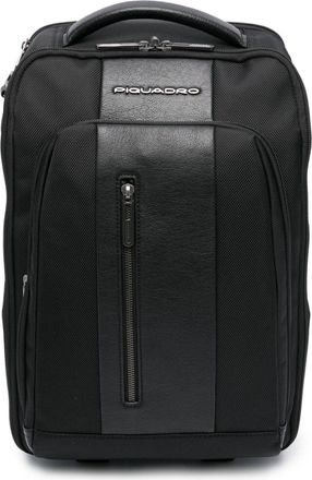 Piquadro convertible cabin suitcase - men - Recycled Nylon/Polyester - OS - Black