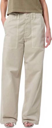 A Gold E Yuna Utility Wide Leg Pant In Pumice