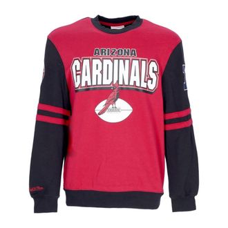 Mitchell & Ness Sweatshirts, male, Red, Size: S Arizona Cardinals Crewneck Sweatshirt