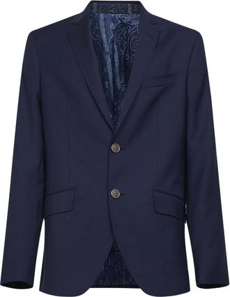 Etro Blazers - Heren - Blazers - Blauw - XL - Jassen
