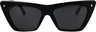 Jimmy Choo London Jc 5062U Zonnebril - Dames - Zonnebrillen - Zwart - 53 MM - Accessoires