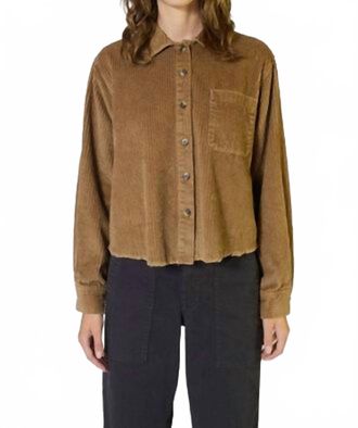 Xirena Ben Corduroy Shirt In Canyon Sand