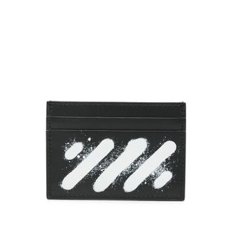 Off-white Diagonals Leather Cardholder