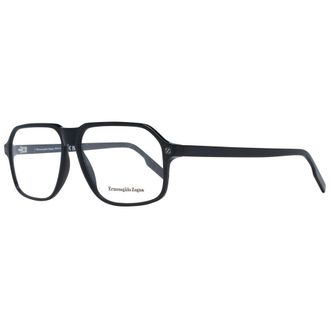 Ermenegildo Zegna Black Plastic Glasses Mens (Frames)