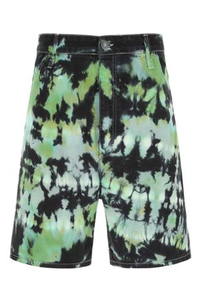 Ami Multicolor Tie-Dye Shorts