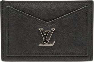 Louis Vuitton Pre-owned Kaarthouder - Dames - Vintage Accessoires - Zwart - ONE Size - Leer - Vintage