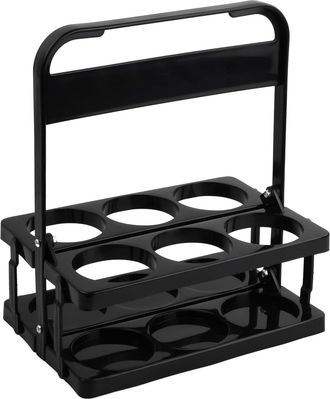 OEM Soporte Plegable De Pl&aacute;stico Para Botellas - Capacidad Para 6 Botellas - Ideal Para Cerveza, Vino - Para Barbacoas, Picnics O Fiestas