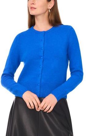 Vince Camuto Button-Up Cardigan in Bright Blue at Nordstrom Rack, Size Medium