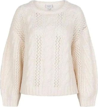 Dante6 Truien & Vesten, Dames, Beige, S, Wol, Rondgebreide trui