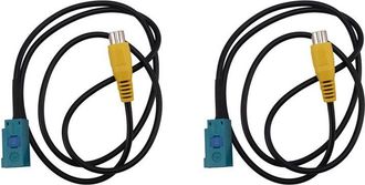 OEM Adaptador De Estacionamiento Con Cable Rca 2x Para C&aacute;mara Fakra Invertida