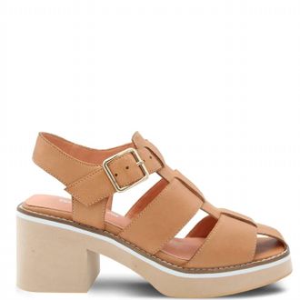 Django & Juliette Womens Jear Sandals In Tan Leather