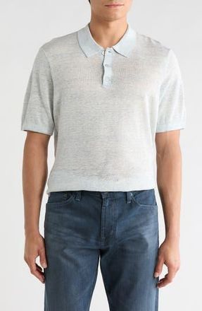 Robert Barakett Costa Short Sleeve Sweater Polo in Blue at Nordstrom Rack, Size Xx-Large