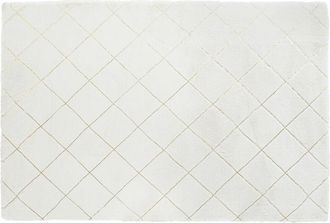 DKD Home Decor Alfombra - Dkd Home Decor - Est&aacute;ndar - Blanco - Poli&eacute;ster - 120x180 Cm