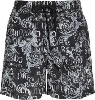 Versace Jeans Couture Zwarte Sweat Shorts 7Gadd 18Cqs 51801 - Heren - Bermuda - Zwart - S - Korte Broeken