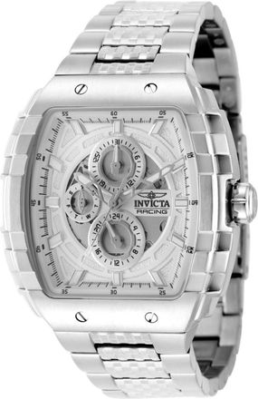 Invicta S1 Rally 50238 Herenhorloge - Quartz Uurwerk - Roestvrij Staal met Zilveren Wijzerplaat - 47 mm