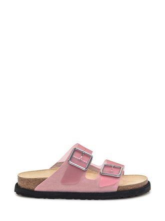Pink and white birkenstocks clearance