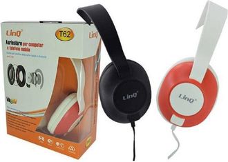 Trade Shop Trade Shop - Cuffie On-ear Con Padiglioni Morbidi Con Jack 3,5mm Per Pc Computer Cellulare T62