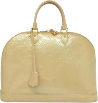 Louis Vuitton Pre-owned Handbags, female, Beige, Size: ONE SIZE Pre-owned Vintage Canvas Handbag