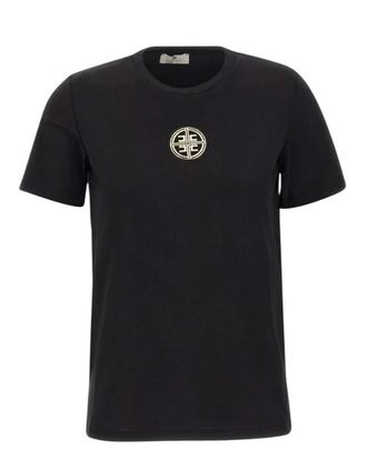 Elisabetta Franchi Camiseta con logo joya de Elisabetta Franchi