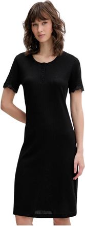 Emporio Armani Dames, Nachtkleding & Lounge, Zwart, Maat: S Katoen