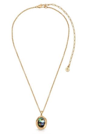 Ettika Abalone Pendant Necklace at Nordstrom